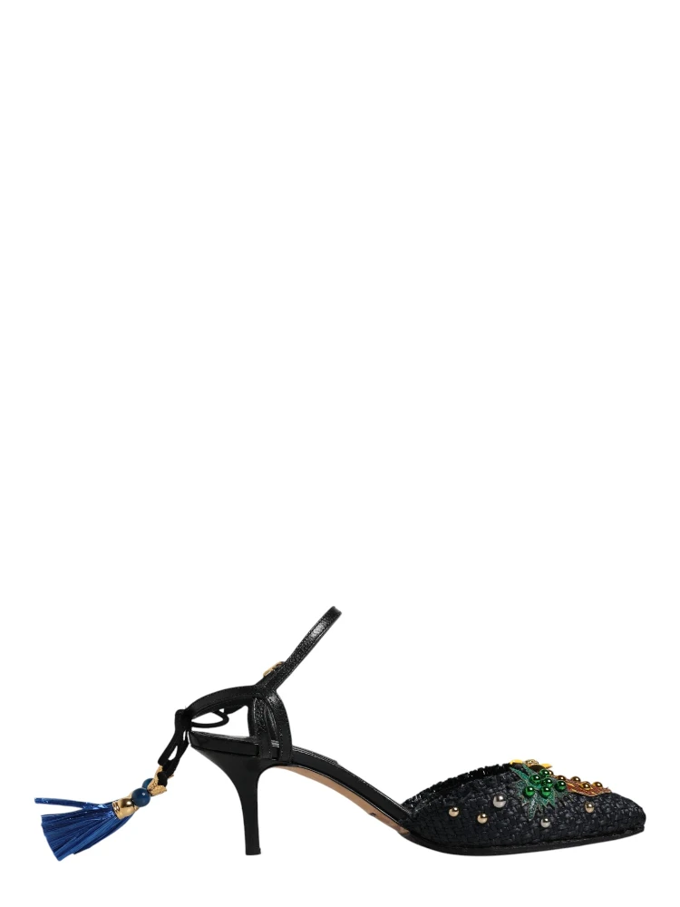 Black Pineapple Bellucci Heels Sandals Shoes