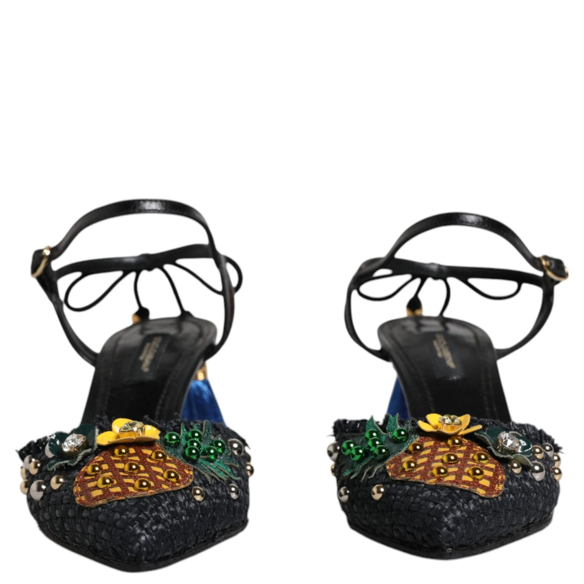 Black Pineapple Bellucci Heels Sandals Shoes