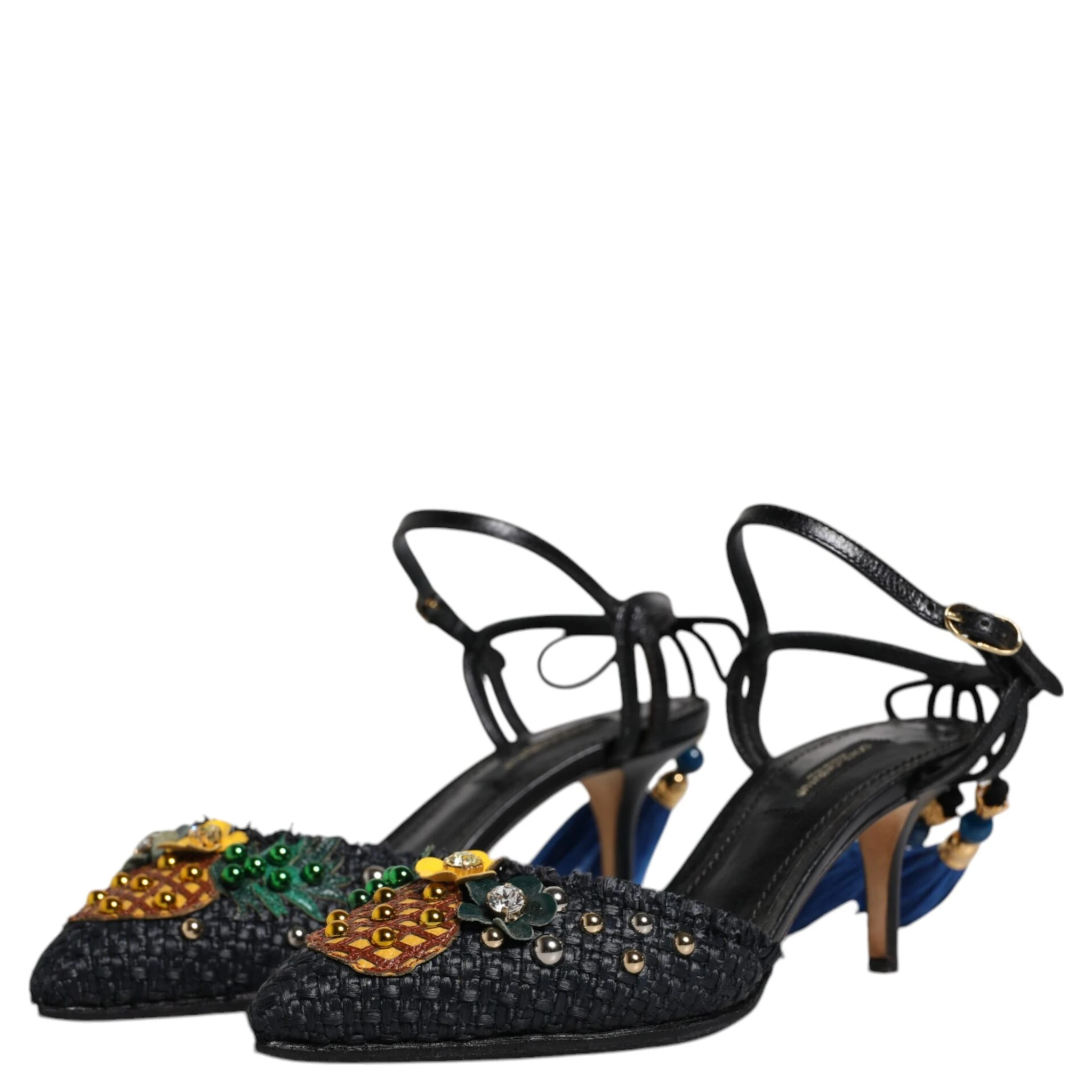 Black Pineapple Bellucci Heels Sandals Shoes