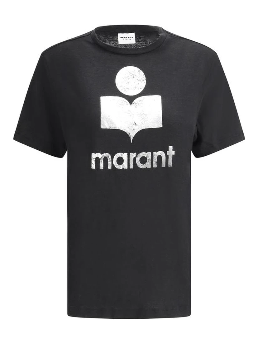 Black Linen T-Shirt