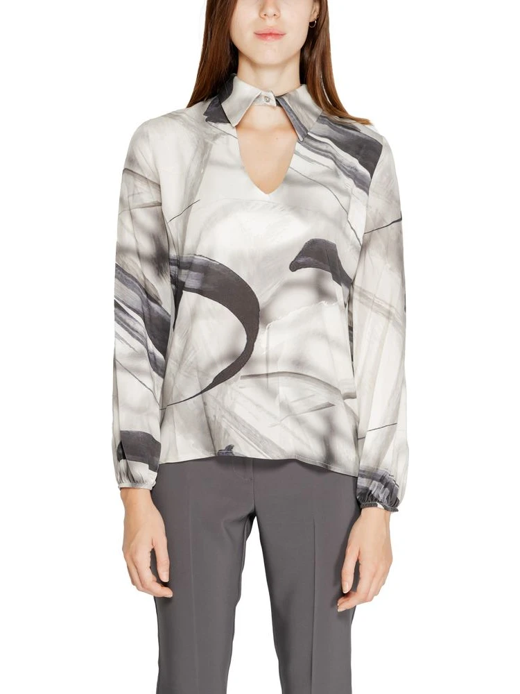 Gray Viscose Blouse