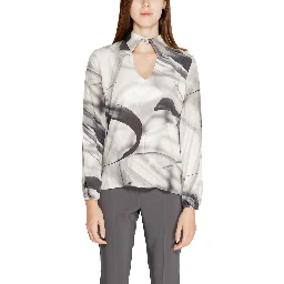Gray Viscose Blouse