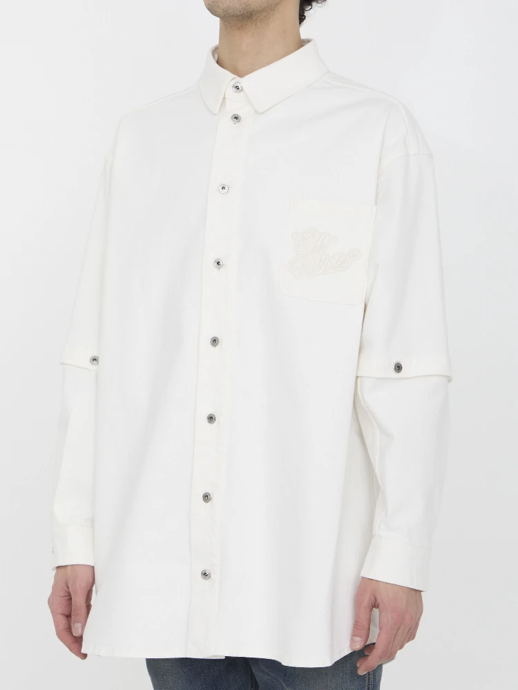 90s Logo overshirt alternative
