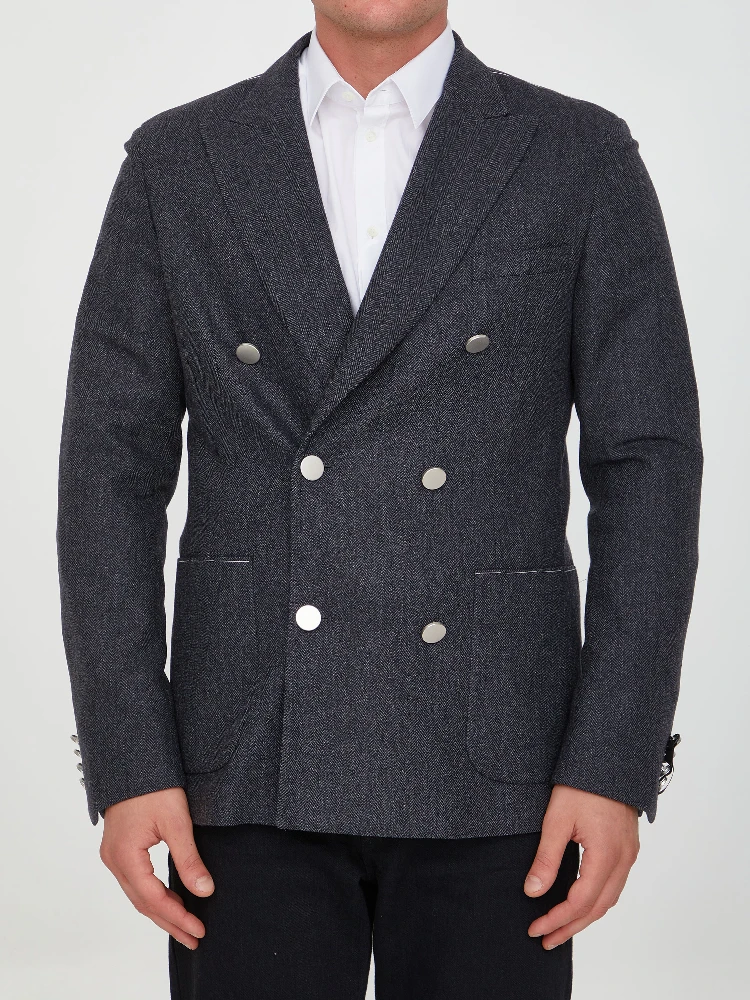 Grey wool jacket
