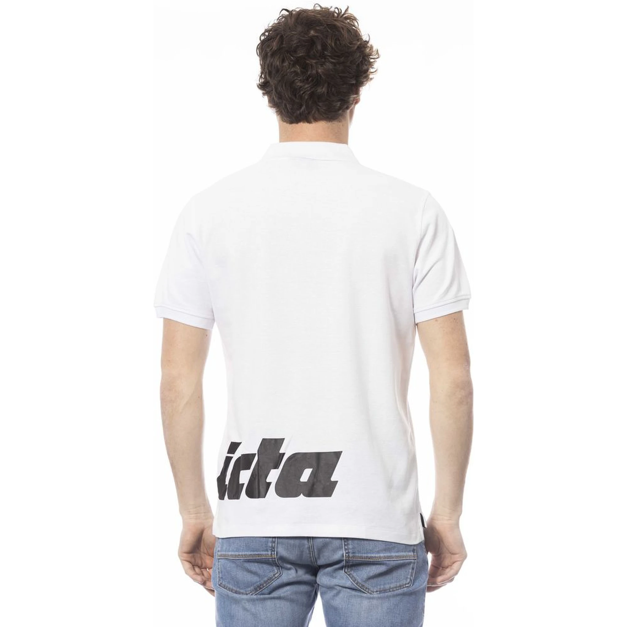 White Cotton Polo Shirt