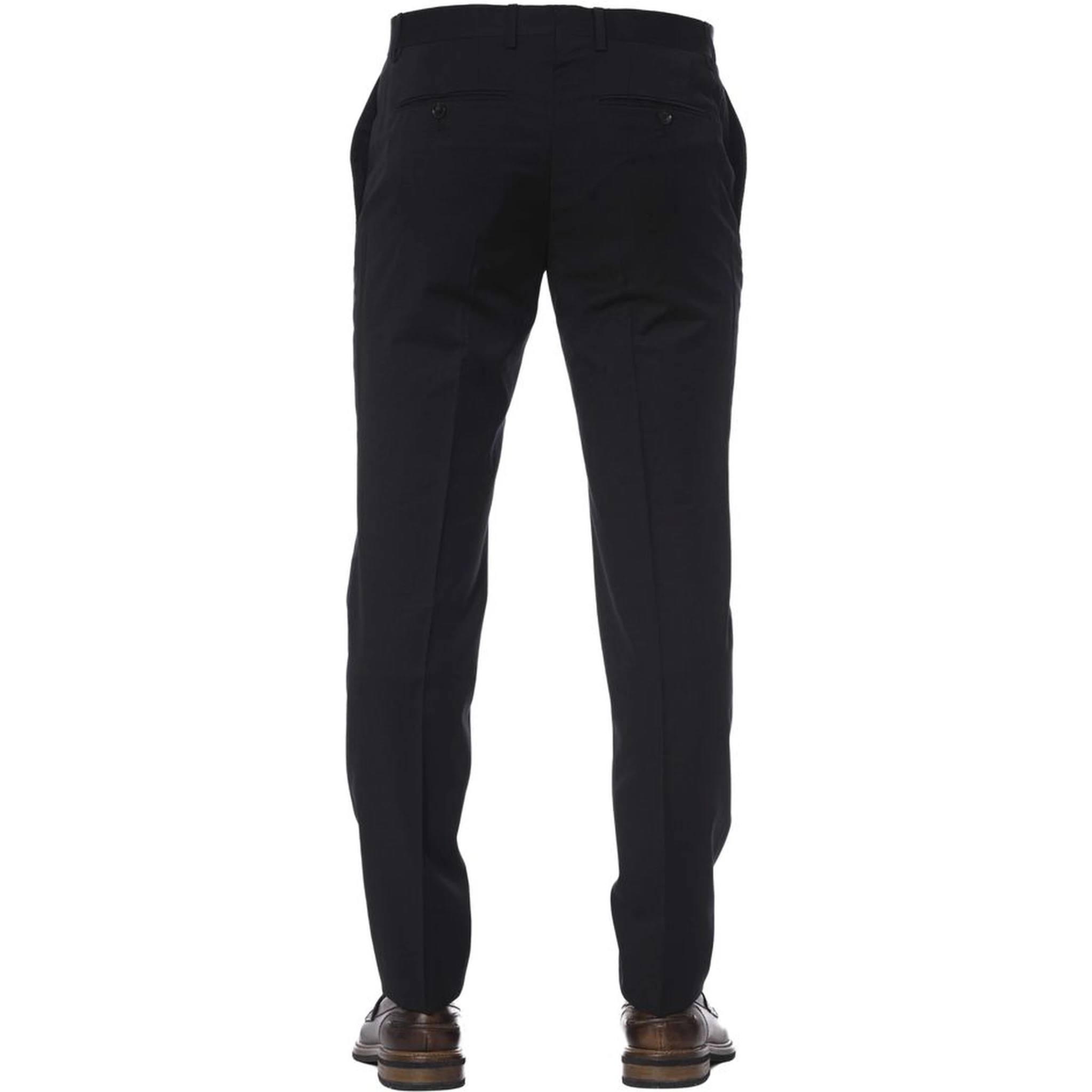 Black Virgin Wool Pant