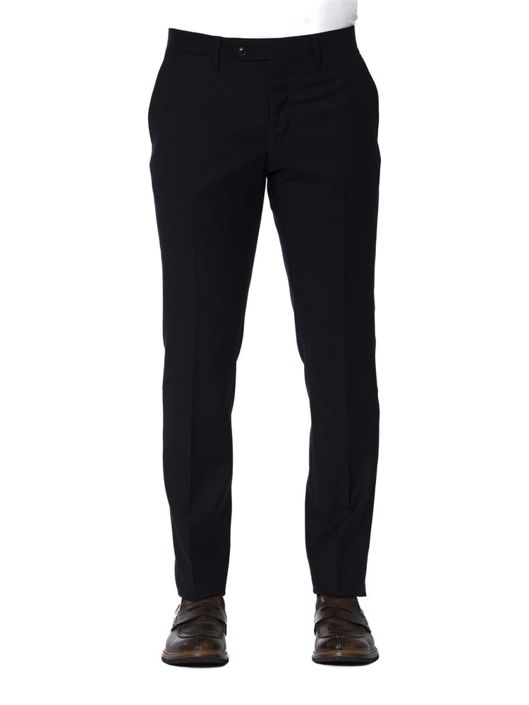 Blue Wool Pant