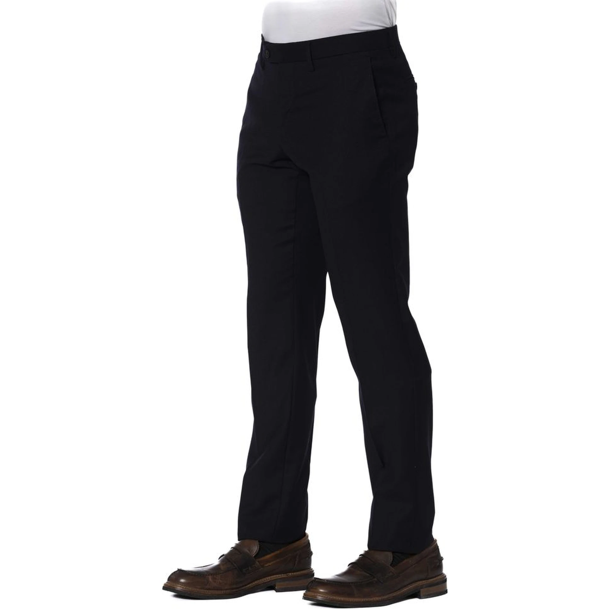 Blue Wool Pant
