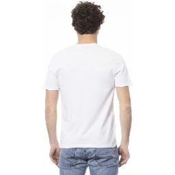 تي شيرت قطني أبيض