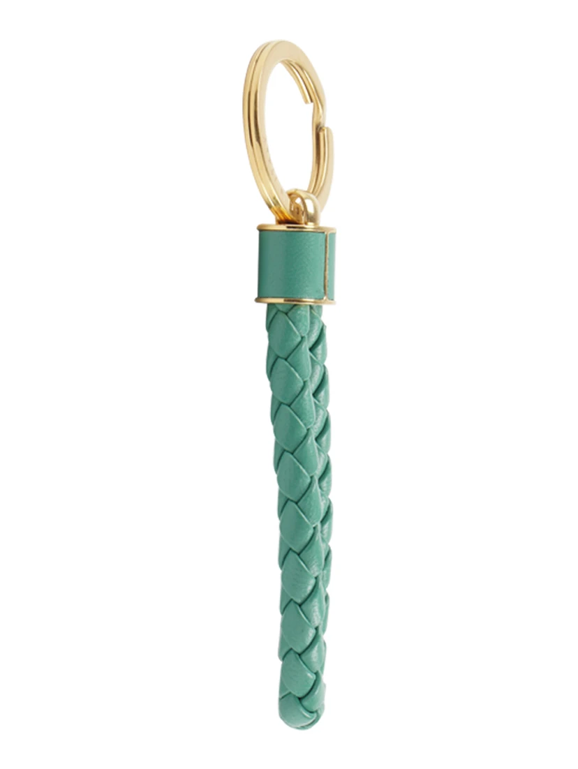 Intrecciato Key Ring In Turtledove