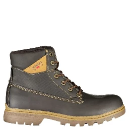 Brown Polyester Ankle