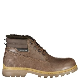 Brown Polyester Ankle