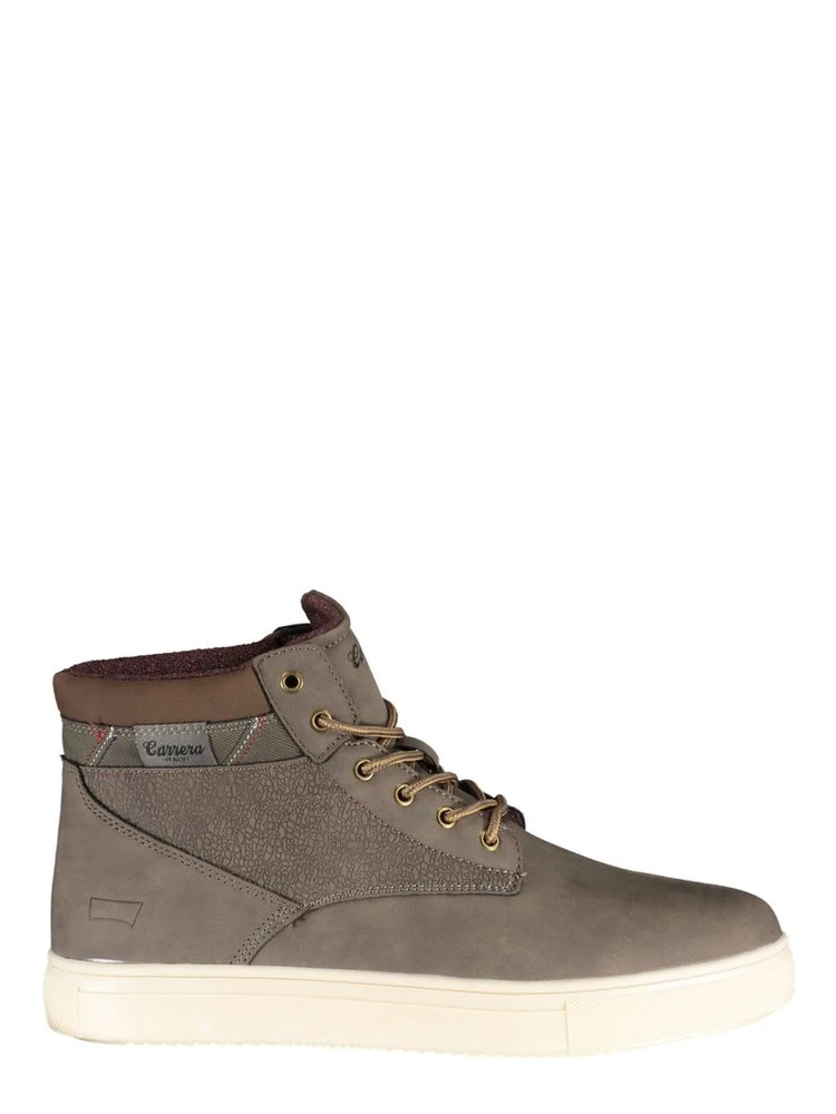 Brown Polyester Ankle