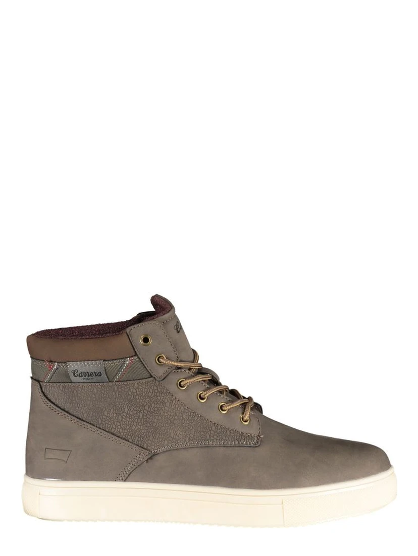 Brown Polyester Ankle