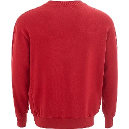 Red Cotton Sweatshirt