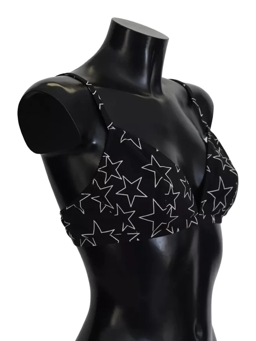 Black Millennials Star Non Wire Cotton Bra Underwear