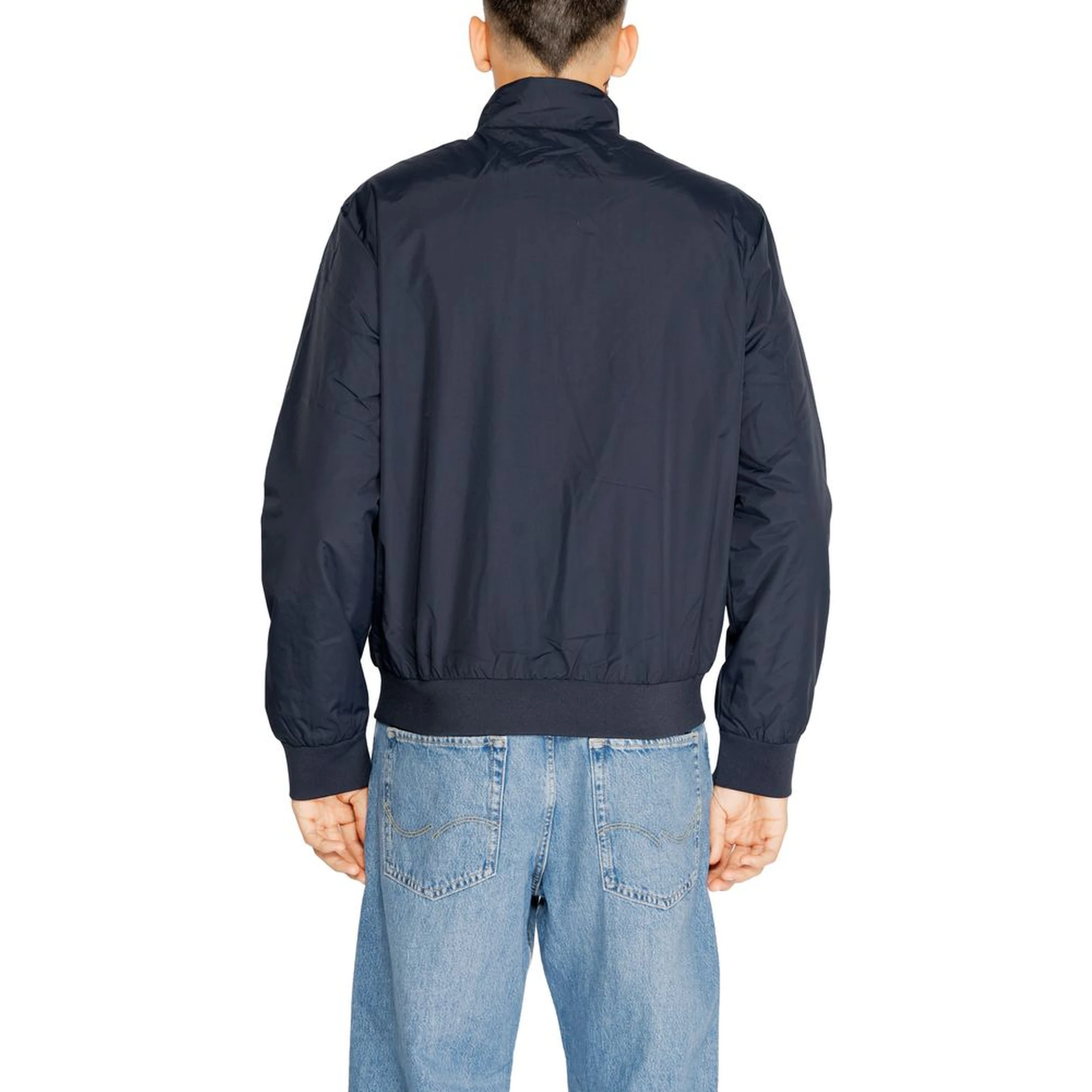 Blue Polyamide Jackets And Coat