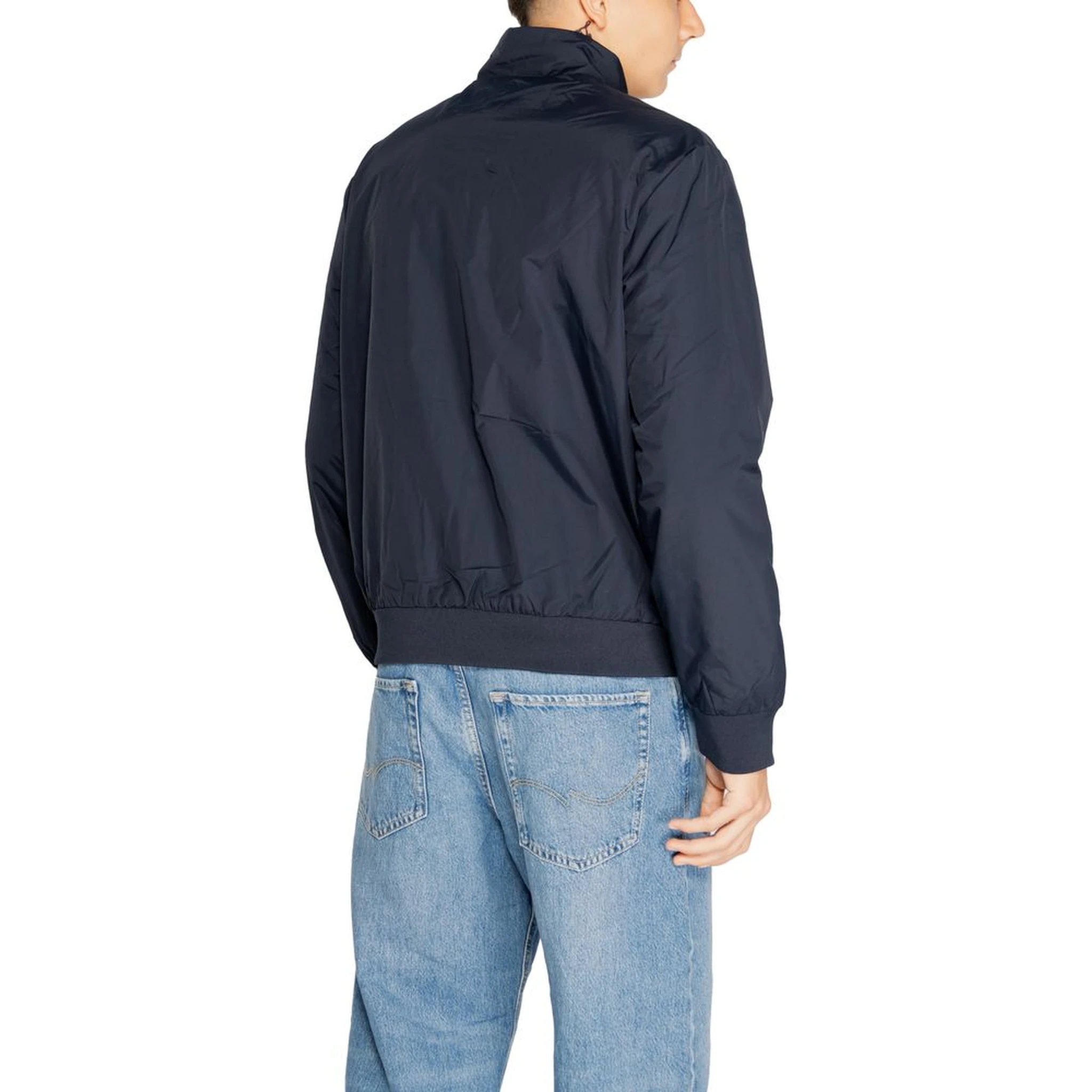 Blue Polyamide Jackets And Coat