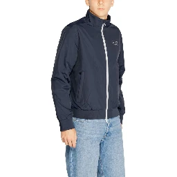 Blue Polyamide Jackets And Coat