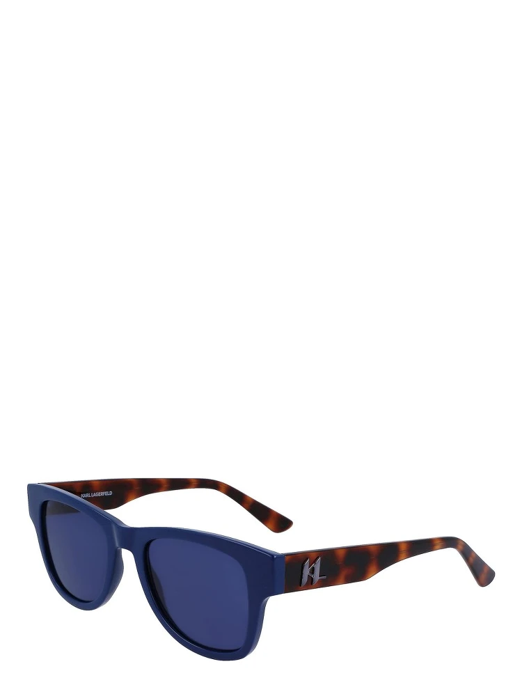 Blue Injected Sunglasses