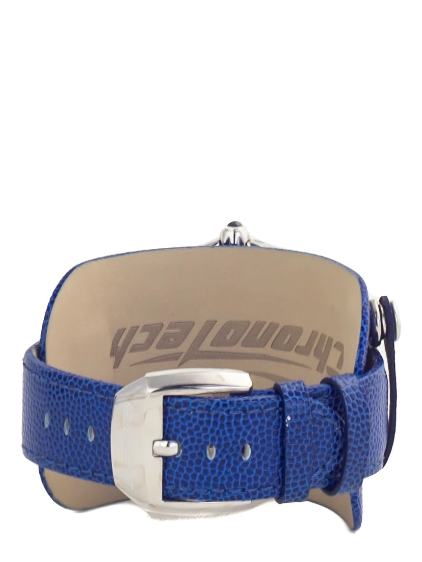 Blue Leather Dress Watch