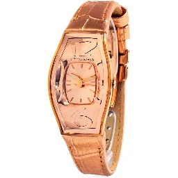 Multicolor Leather Dress Watch