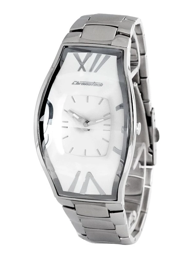 Silver Stainless Steel Dress Watch