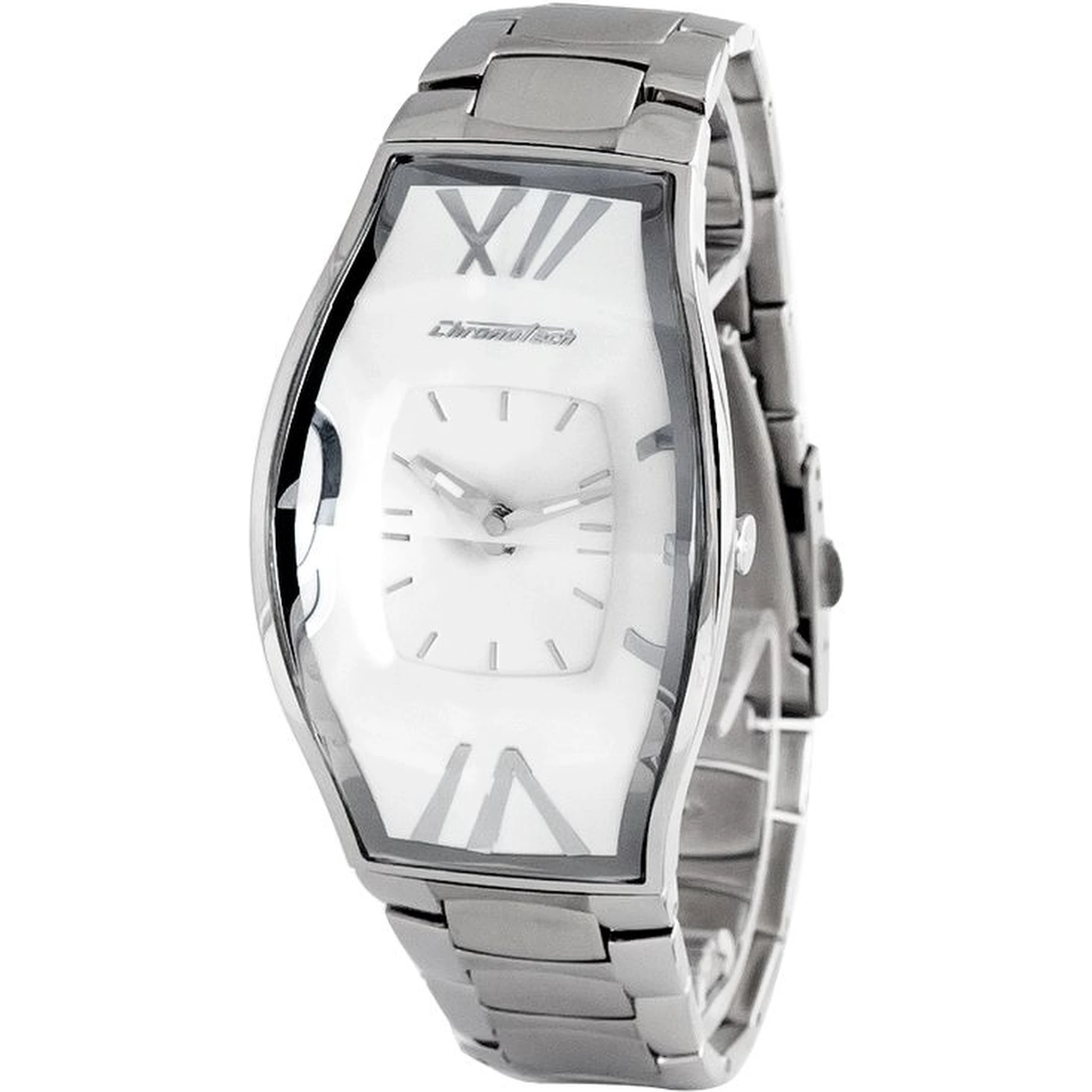 Silver Stainless Steel Dress Watch