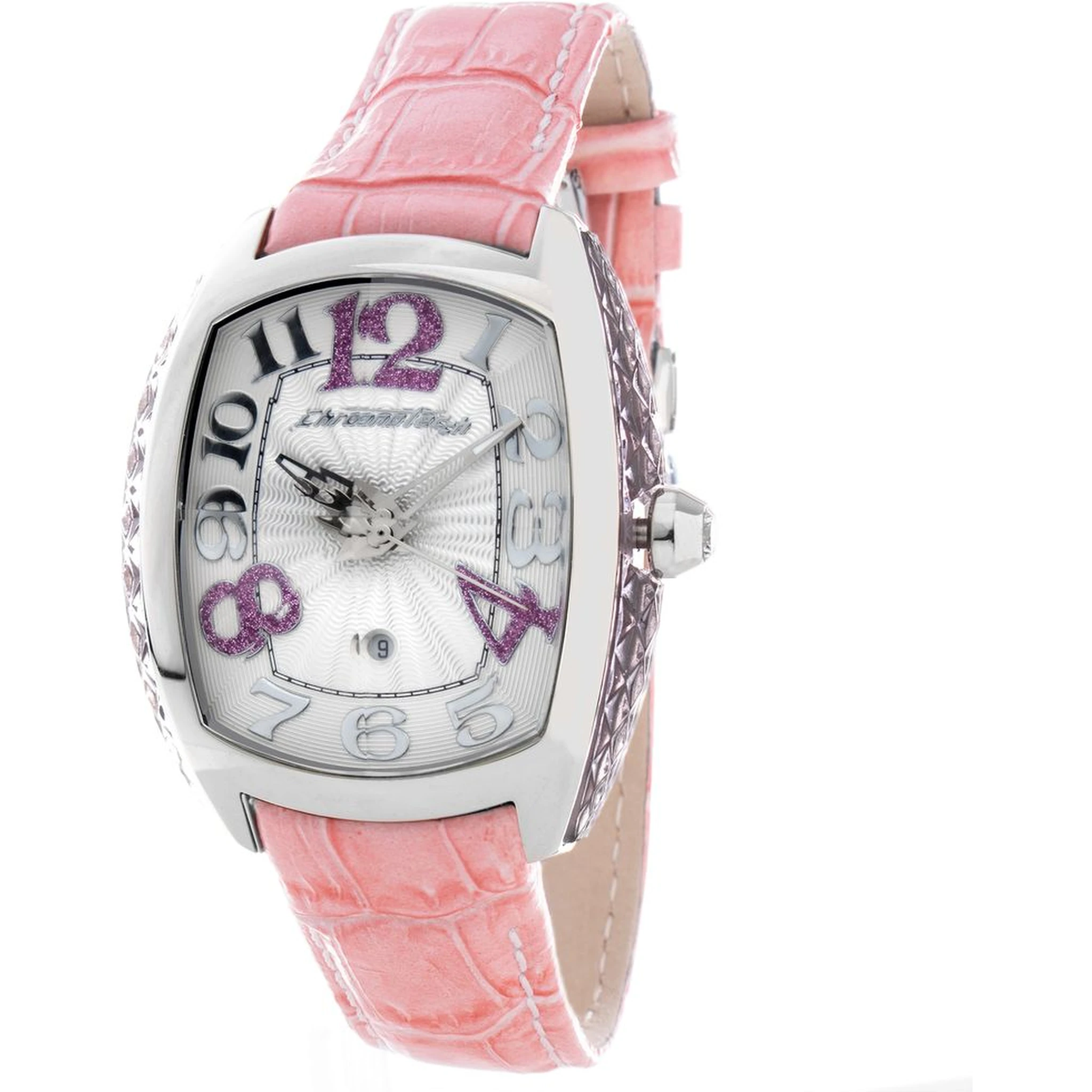 Multicolor Leather Dress Watch