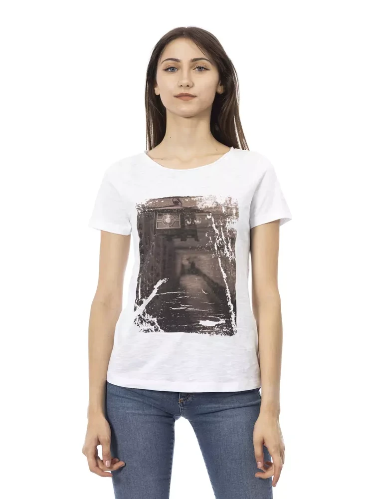 White Cotton Tops & T-Shirt