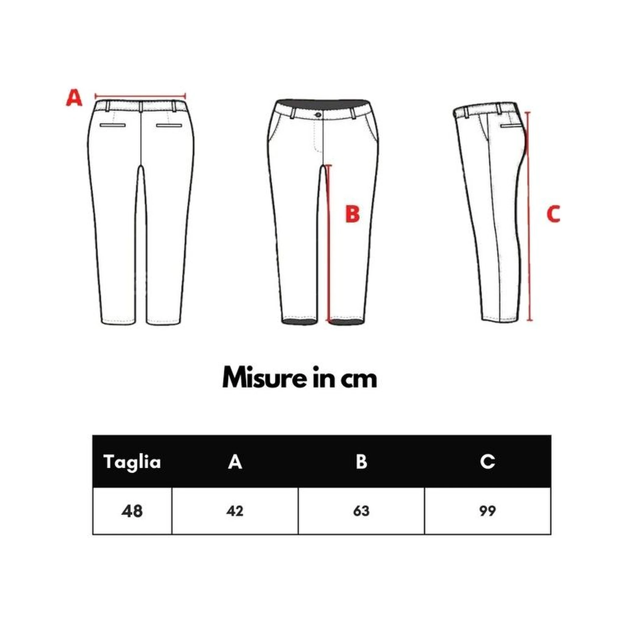 Red Polyamide Athletic Pants
