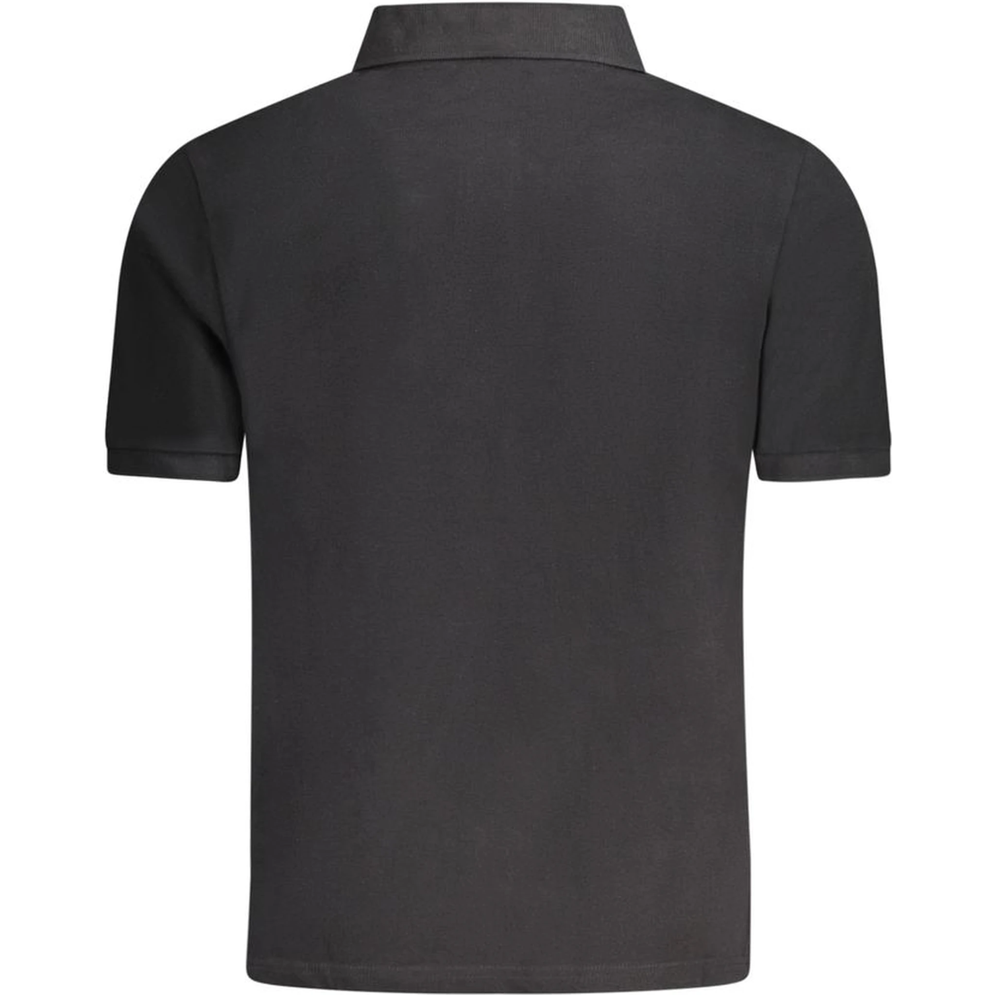 Black Cotton Polo Shirt