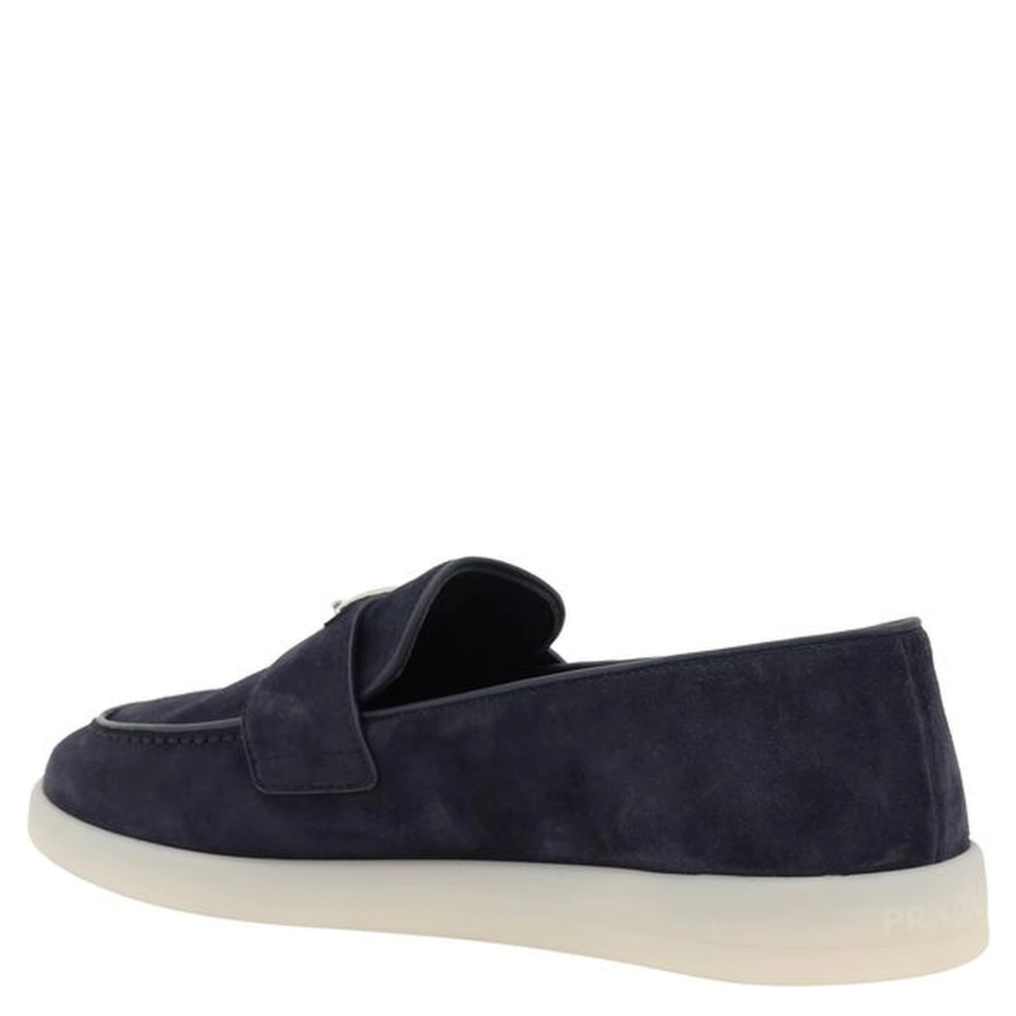Blue Rubber Slip-On Loafers