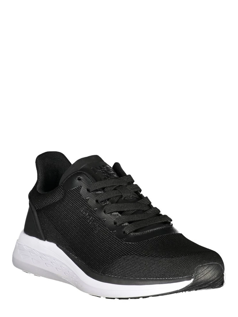 Blue Polyester Men's Sneaker