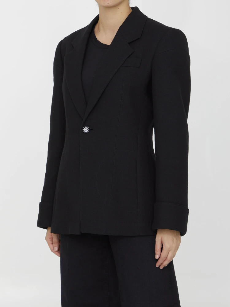 Structured cotton jacket alternative