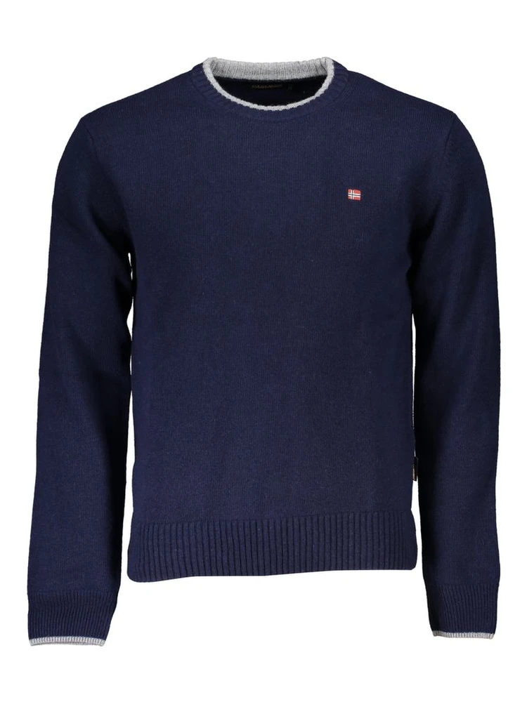 Blue Fabric Sweater