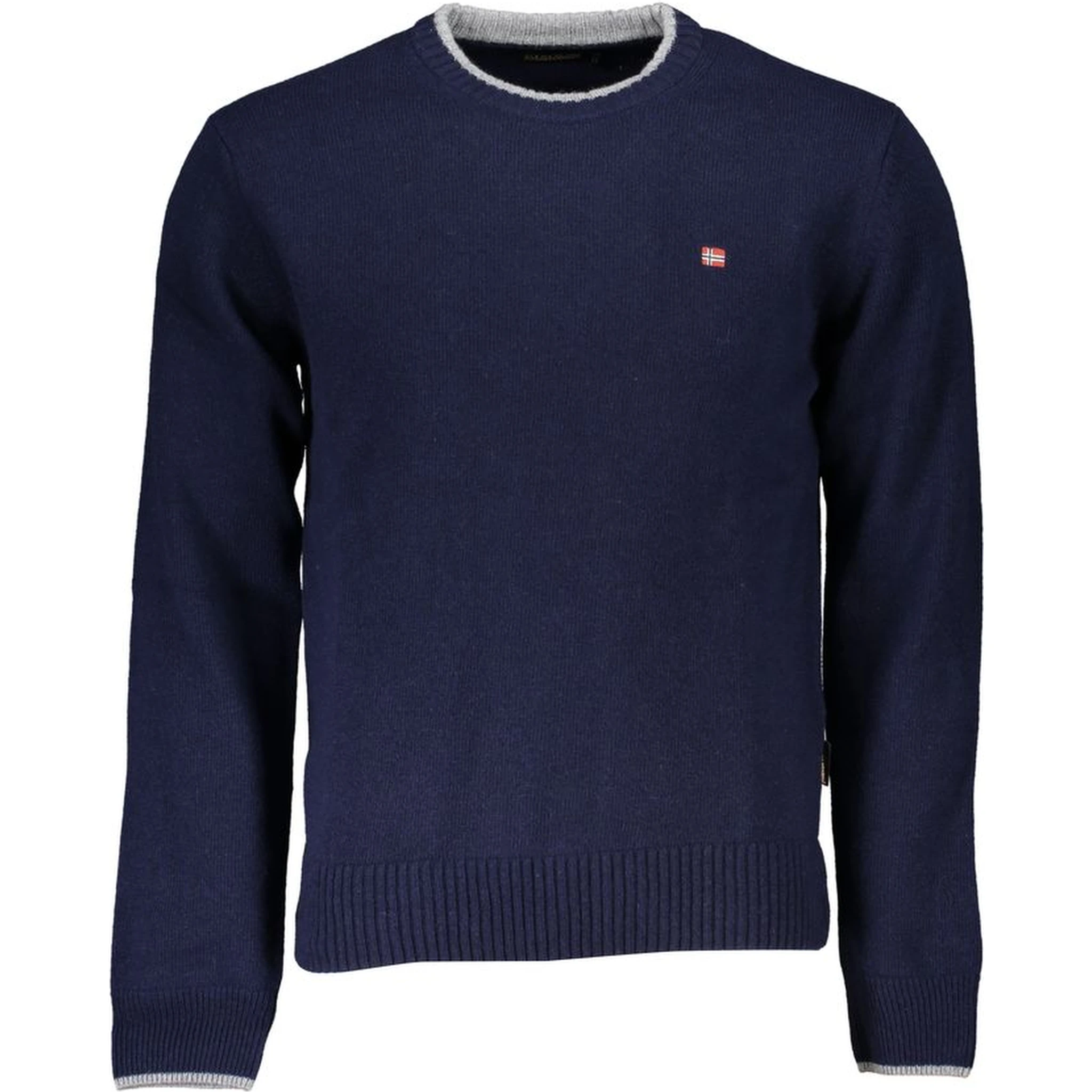 Blue Fabric Sweater