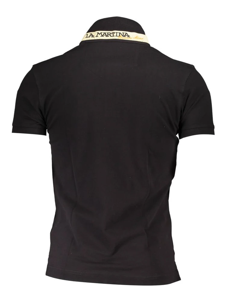 Black Cotton Polo Shirt alternative