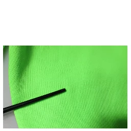 Neon Green Polyester Cargo Jogger Sweatpants Pants