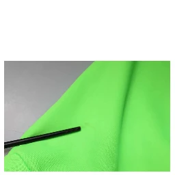 Neon Green Polyester Cargo Jogger Sweatpants Pants