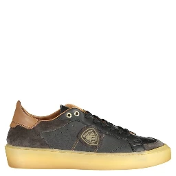 Black Polyester Sneaker
