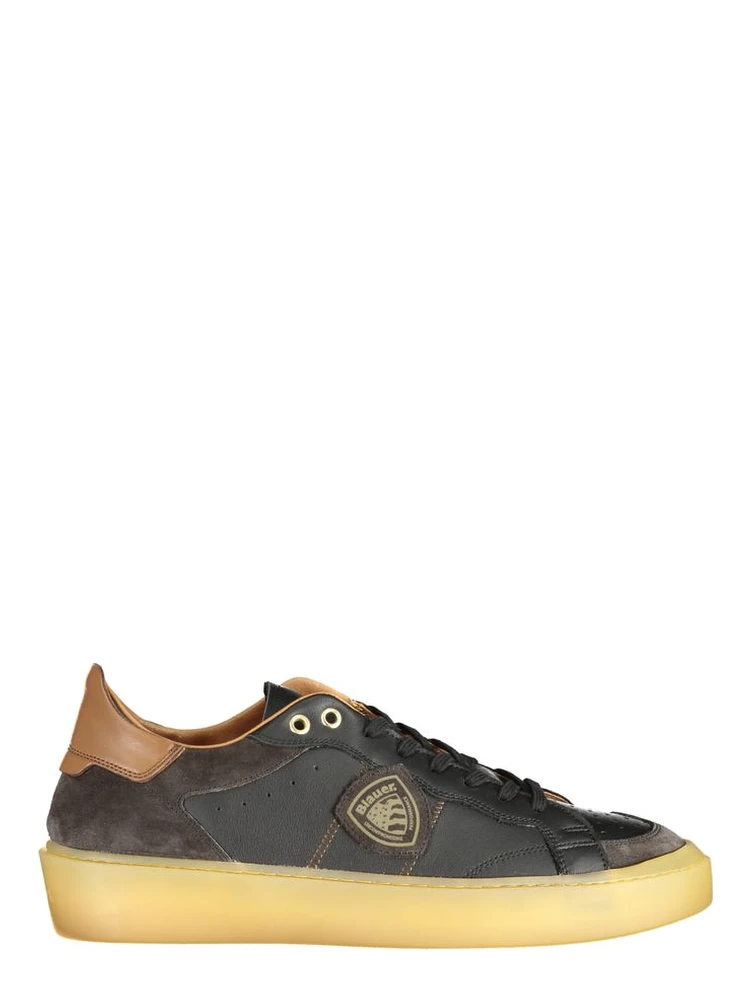 Black Polyester Sneaker