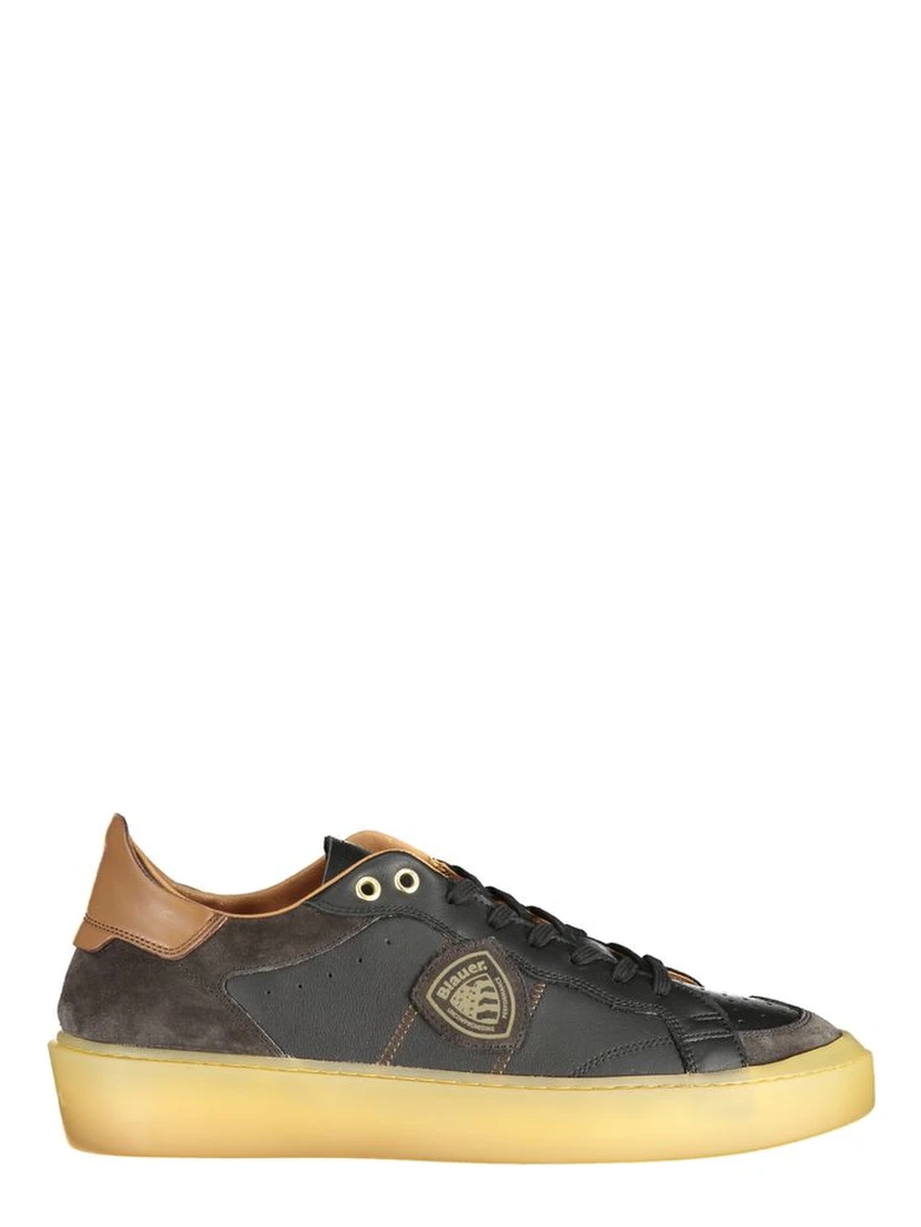 Black Polyester Sneaker