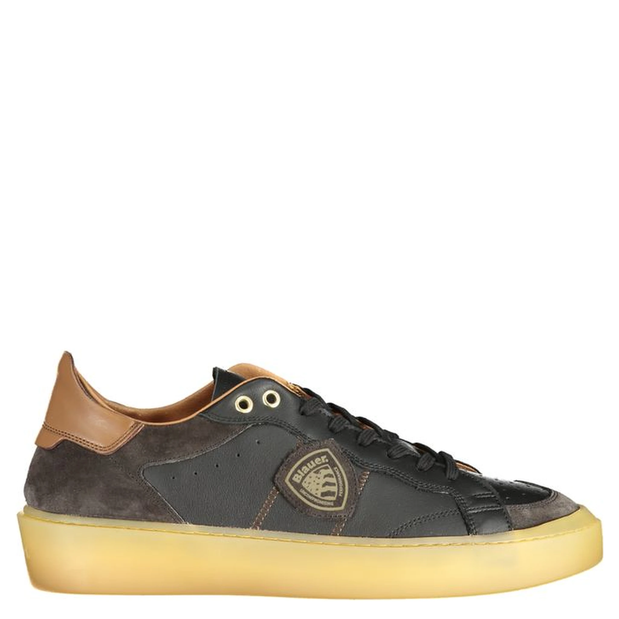 Black Polyester Sneaker