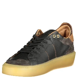Black Polyester Sneaker