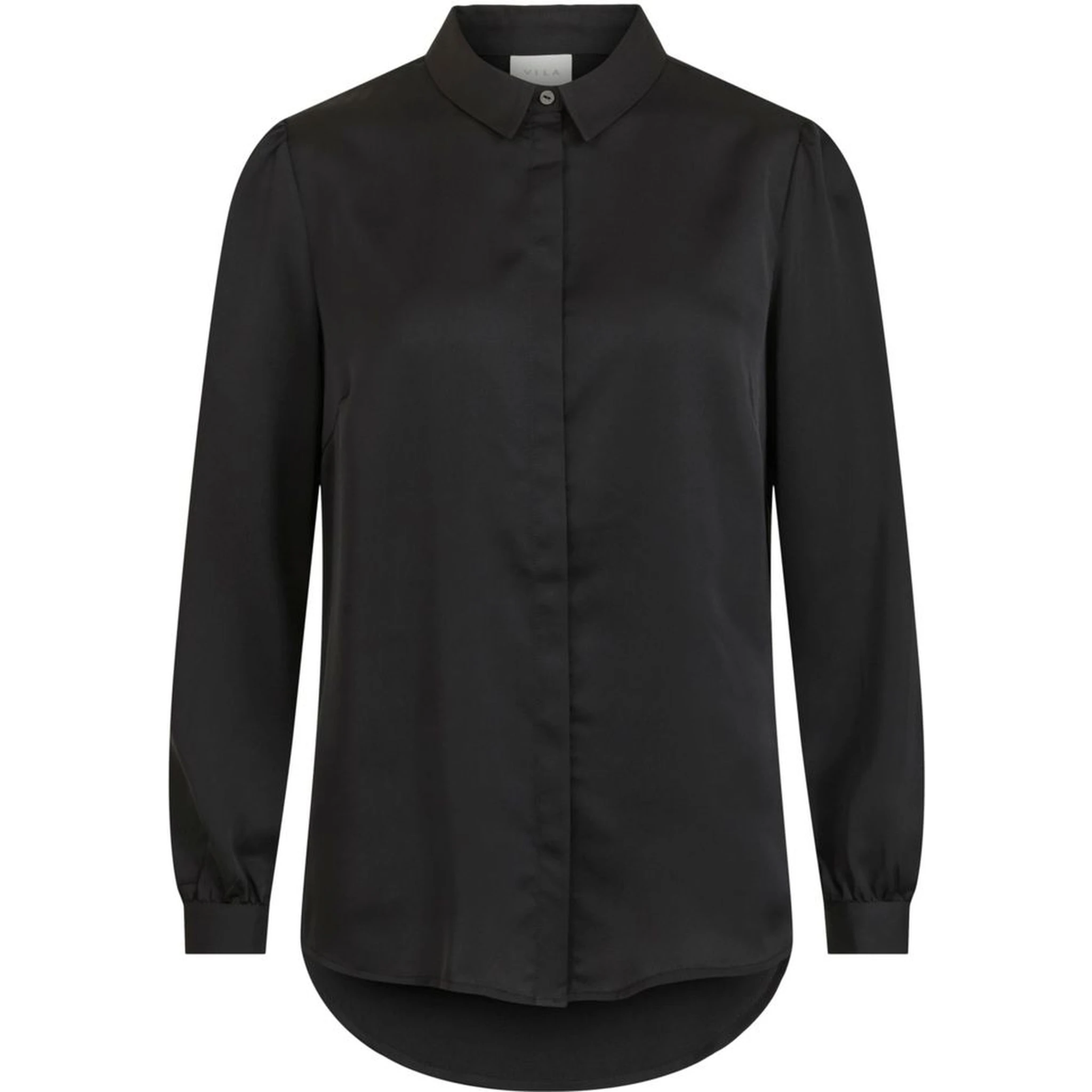 Black Polyester Blouse
