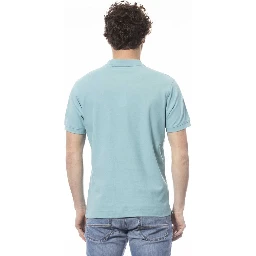 Light Blue Cotton Polo Shirt