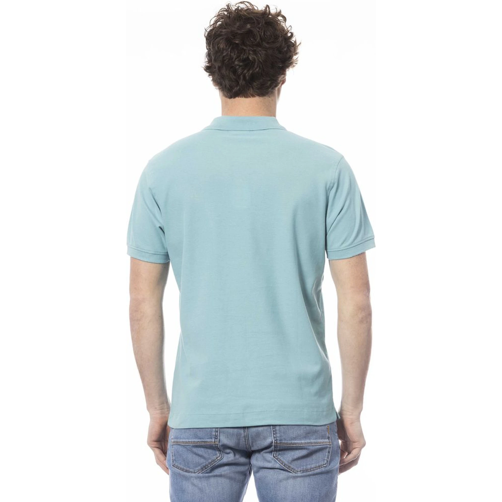 Light Blue Cotton Polo Shirt