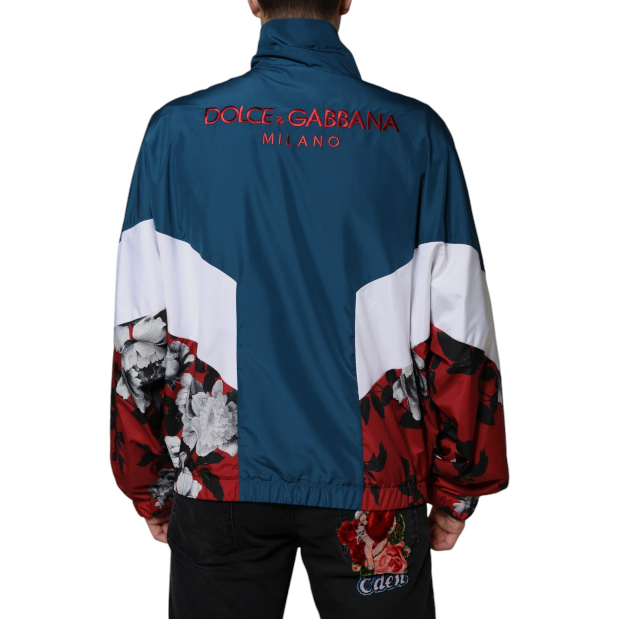 Multicolor Polyester Full Zip Jacket