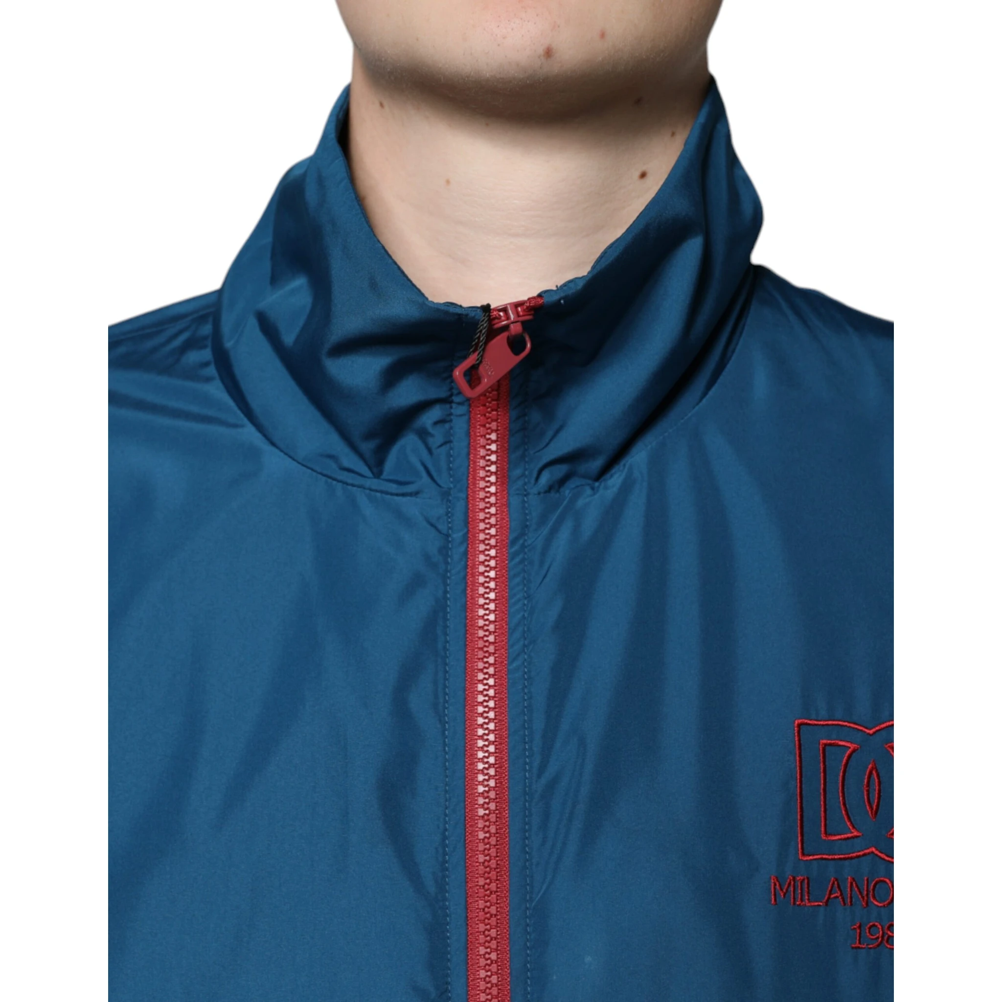 Multicolor Polyester Full Zip Jacket